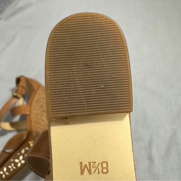 MICHAEL Michael Kors Sienna Espadrille Wedge Sandals, 8.5, openwork leather - Picture 12 of 16